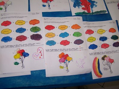 3º ANO I  -  MIXING THE COLORS