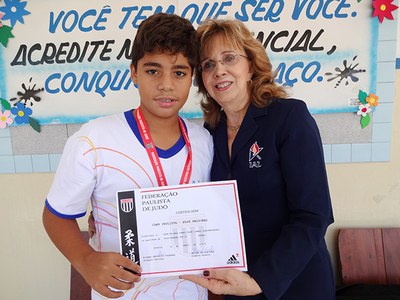 Aluno é vice-campeão em Campeonato Paulista de Judô