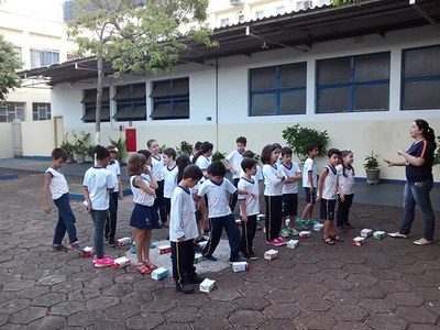 Aula de geografia - alunos do 2 º ano c