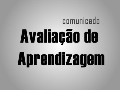 Avaliação de Aprendizagem