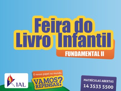 Convite para Feira do Livro Infantil