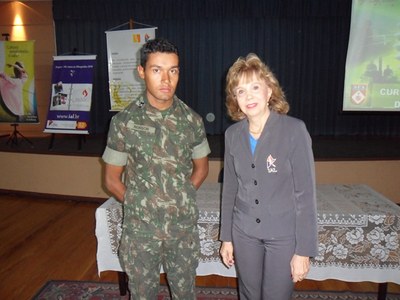 Palestra sobre carreira Militar