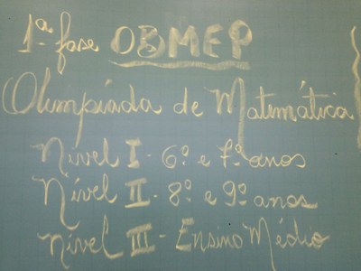 Primeira fase da OBMEP