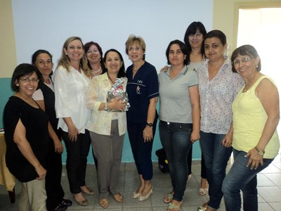 Professores participam de capacitação com Terezinha Bertin